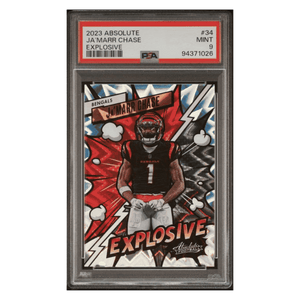 Ja'Marr Chase PSA 9 2023 Panini Absolute Explosive Card #34