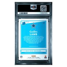 CeeDee Lamb PSA 9 2020 Panini Donruss Optic Rated Rookie Card #156