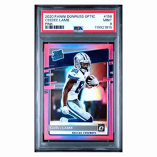 CeeDee Lamb PSA 9 2020 Panini Donruss Optic Rated Rookie Card #156