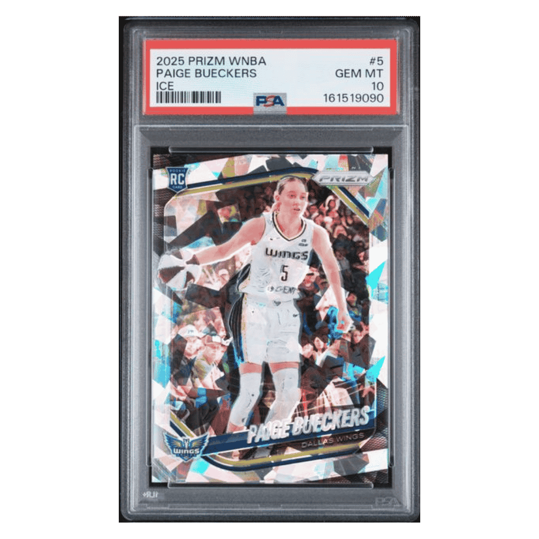 Paige Bueckers PSA 10 2025 Panini Prizm WNBA Ice Rookie RC Card #5
