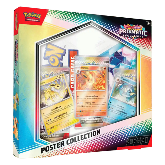 Pokemon TCG: Scarlet & Violet Prismatic Evolutions Poster Collection