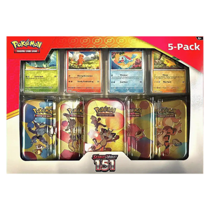Pokemon TCG: Scarlet & Violet 151 Mini Tin 5-Pack - Meowth