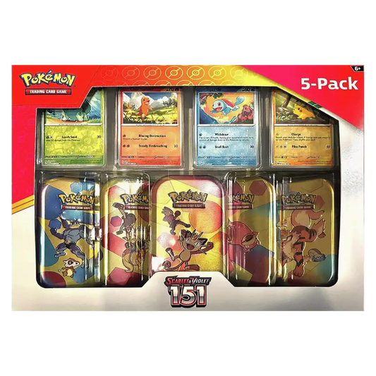 Pokemon TCG: Scarlet & Violet 151 Mini Tin 5-Pack - Meowth