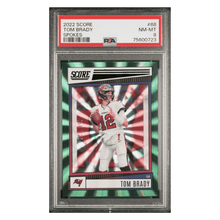Tom Brady PSA 8 2022 Score Spokes #d/ 125 Card #68