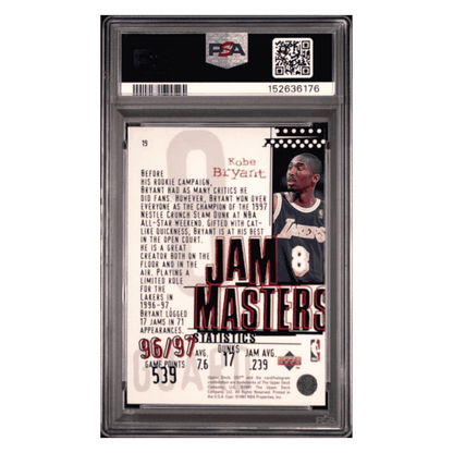 Kobe Bryant PSA 6 1997 upper Deck 3 Card #19