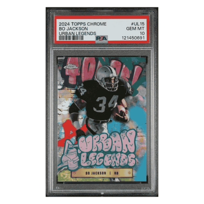 Bo Jackson PSA 10 2024 Topps Chrome Urban Legends Case Hit Card #UL15