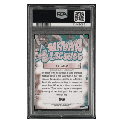 Bo Jackson PSA 10 2024 Topps Chrome Urban Legends Case Hit Card #UL15