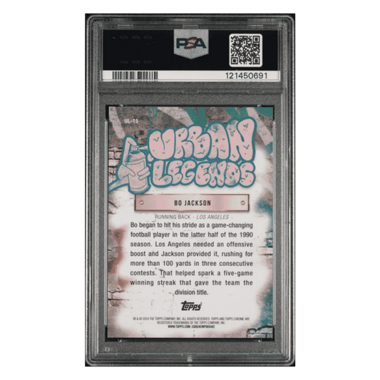 Bo Jackson PSA 10 2024 Topps Chrome Urban Legends Case Hit Card #UL15