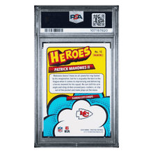 Patrick Mahomes PSA 8 2024 Panini Prestige Heroes Card #10