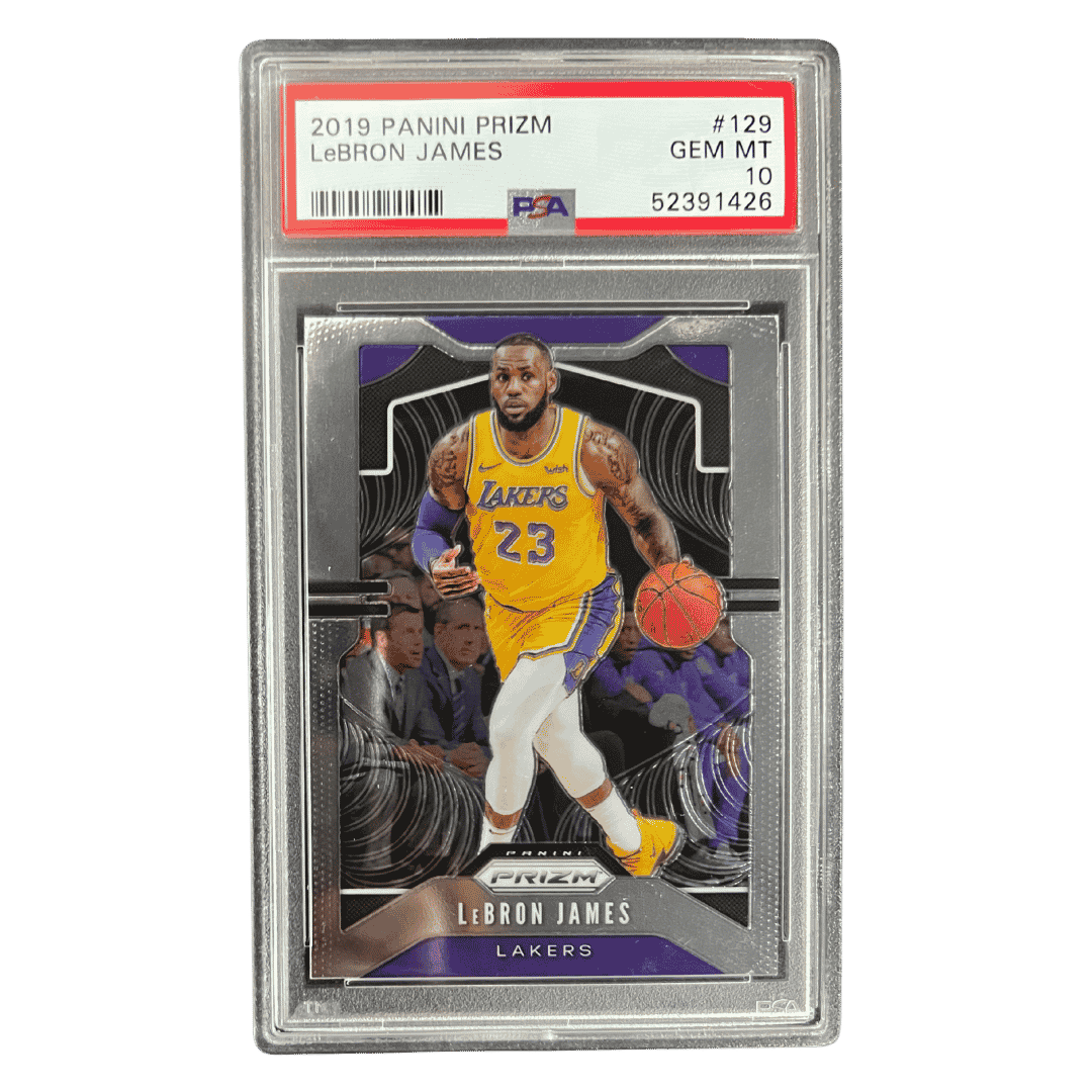 LeBron James PSA 10 2019 Panini Prizm Card #129