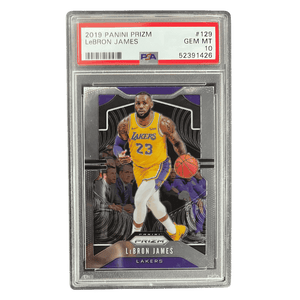 LeBron James PSA 10 2019 Panini Prizm Card #129