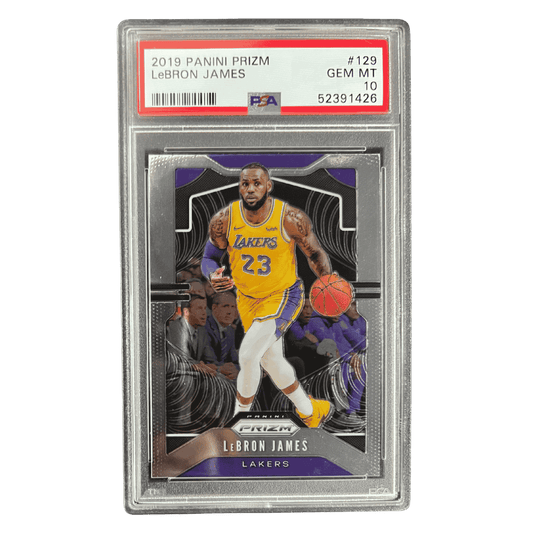 LeBron James PSA 10 2019 Panini Prizm Card #129