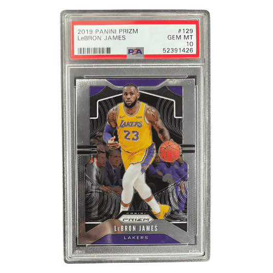 LeBron James PSA 10 2019 Panini Prizm Card #129