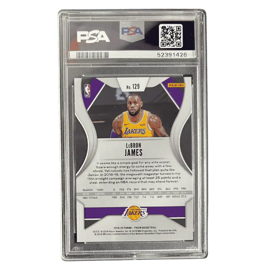 LeBron James PSA 10 2019 Panini Prizm Card #129
