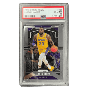 LeBron James PSA 10 2019 Panini Prizm Card #129