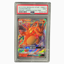 Charizard GX PSA 9 2019 Pokemon Sun & Moon Black Star Promo - Hidden Fates Tins Card #SM211