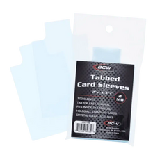 BCW Tabbed Standard Card Sleeves - 100 Count