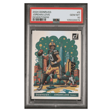 Jordan Love PSA 10 2024 Panini Donruss Downtown! Card #5