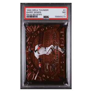 Barry Bonds PSA 7 1998 Circa Thunder Rave Reviews Card #2