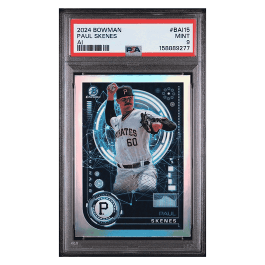 Paul Skenes PSA 9 2024 Topps Bowman AI Card #BAI15