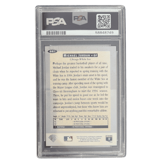 Michael Jordan PSA 8 1994 Upper Deck Collector's Choice Card #661