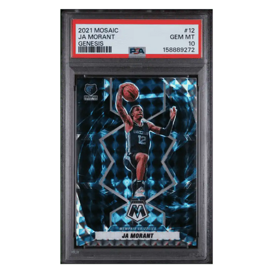 Ja Morant PSA 10 2021 Panini Mosaic Genesis Card #12