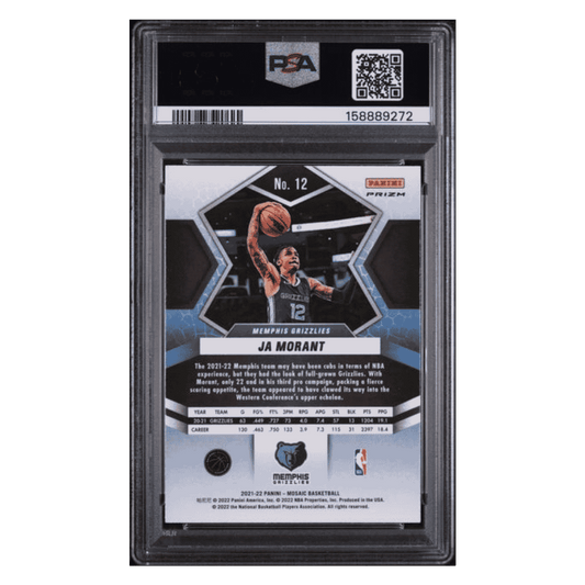 Ja Morant PSA 10 2021 Panini Mosaic Genesis Card #12