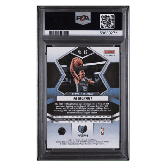 Ja Morant PSA 10 2021 Panini Mosaic Genesis Card #12