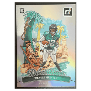 Travis Hunter 2025 Panini Donruss Downtown Rookie RC Card #13