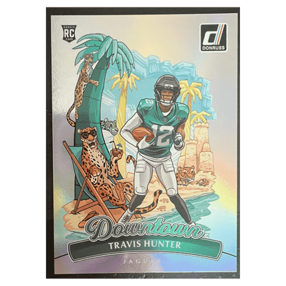 Travis Hunter 2025 Panini Donruss Downtown Rookie RC Card #13