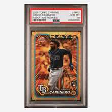 Junior Caminero PSA 10 2024 Topps Chrome Radiating Rookies Card #RR12