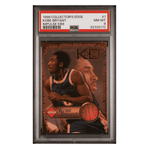 Kobe Bryant PSA 8 1998 Collectors Edge Impulse KB8 Card #1