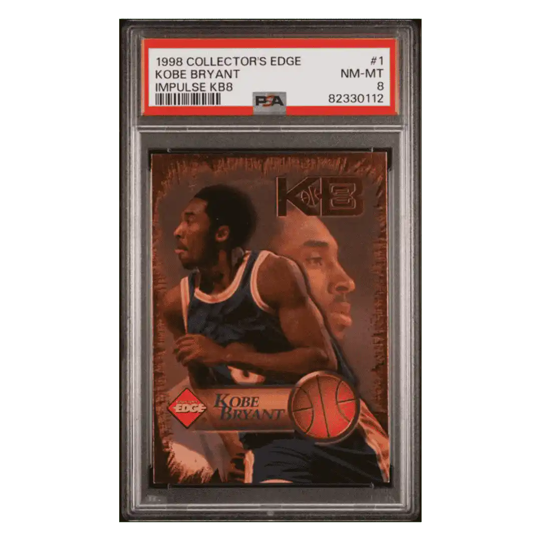 Kobe Bryant PSA 8 1998 Collectors Edge Impulse KB8 Card #1