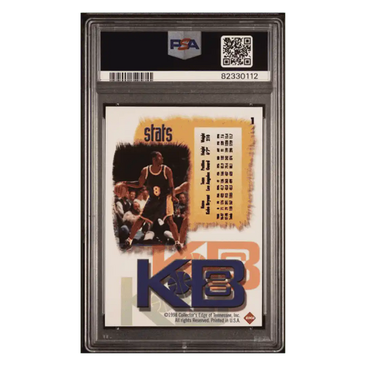 Kobe Bryant PSA 8 1998 Collectors Edge Impulse KB8 Card #1