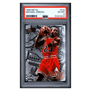 Michael Jordan PSA 6 1995 Fleer Metal Card #212