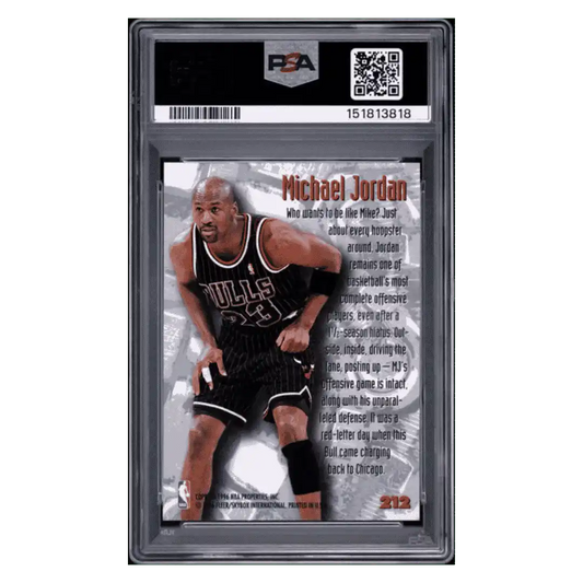 Michael Jordan PSA 6 1995 Fleer Metal Card #212