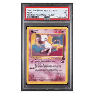 Mew PSA 7 2000 Pokemon Black Star Promo Pokemon League Card #8