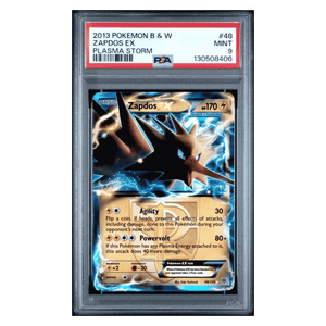 Zapdos ex PSA 9 2013 Pokemon Black & White Plasma Storm Card #48