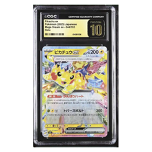 Pikachu ex CGC 10 2025 Pokemon Japanese Mega Dream ex Holo Card #044/193
