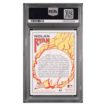 Nolan Ryan PSA 10 1991 Pacific Nolan Ryan Nolan's A Real Gamer Card #92