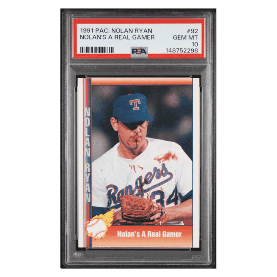 Nolan Ryan PSA 10 1991 Pacific Nolan Ryan Nolan's A Real Gamer Card #92