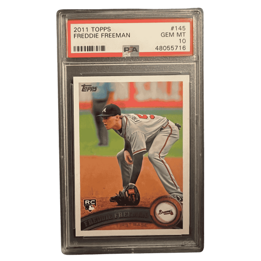 Freddie Freeman PSA 10 2011 Topps Rookie RC Card #145