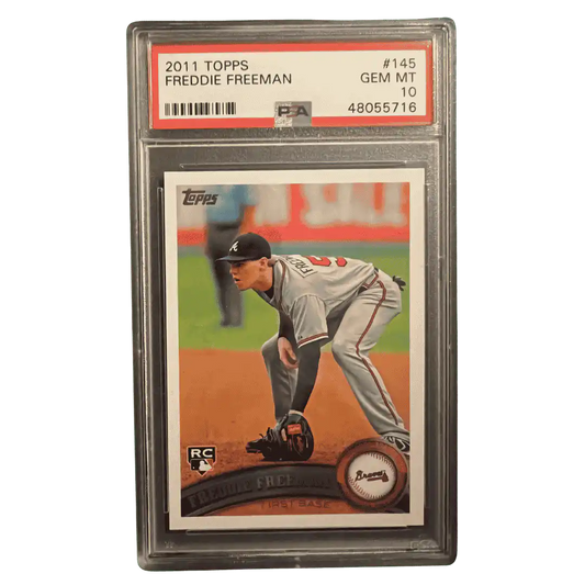 Freddie Freeman PSA 10 2011 Topps Rookie RC Card #145