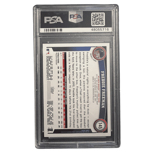 Freddie Freeman PSA 10 2011 Topps Rookie RC Card #145