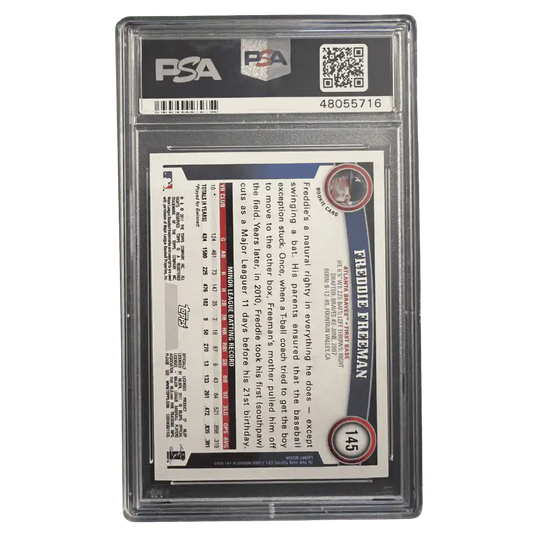 Freddie Freeman PSA 10 2011 Topps Rookie RC Card #145