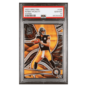 Kenny Pickett PSA 10 2022 Panini Spectra Hyper Rookie RC #d/ 75 Card #136