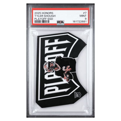 Tyler Shough PSA 9 2025 Panini Honors Playoff SSD Rookie RC #d/ 99 Card #7