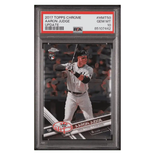Aaron Judge PSA 10 2017 Topps Chrome Update Rookie RC Card #HMT50