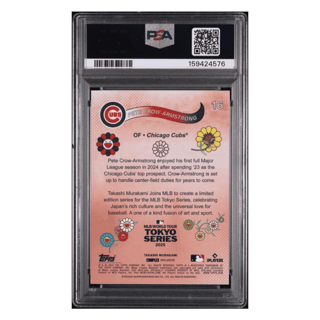 Pete-Crow Armstrong PSA 9 2025 Topps Murakami Tokyo Series Card #16