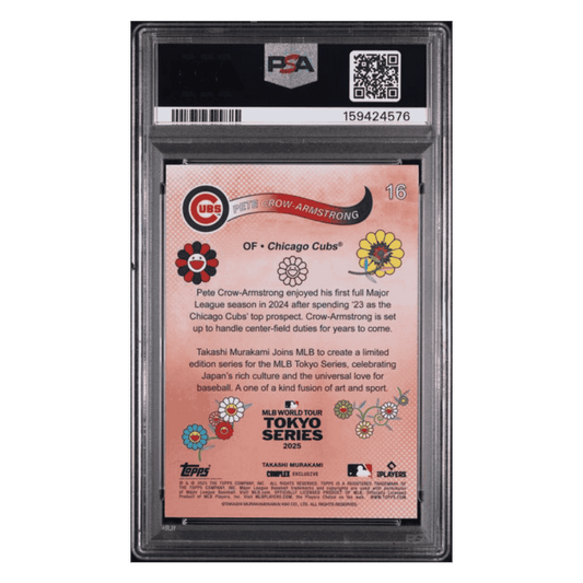 Pete-Crow Armstrong PSA 9 2025 Topps Murakami Tokyo Series Card #16
